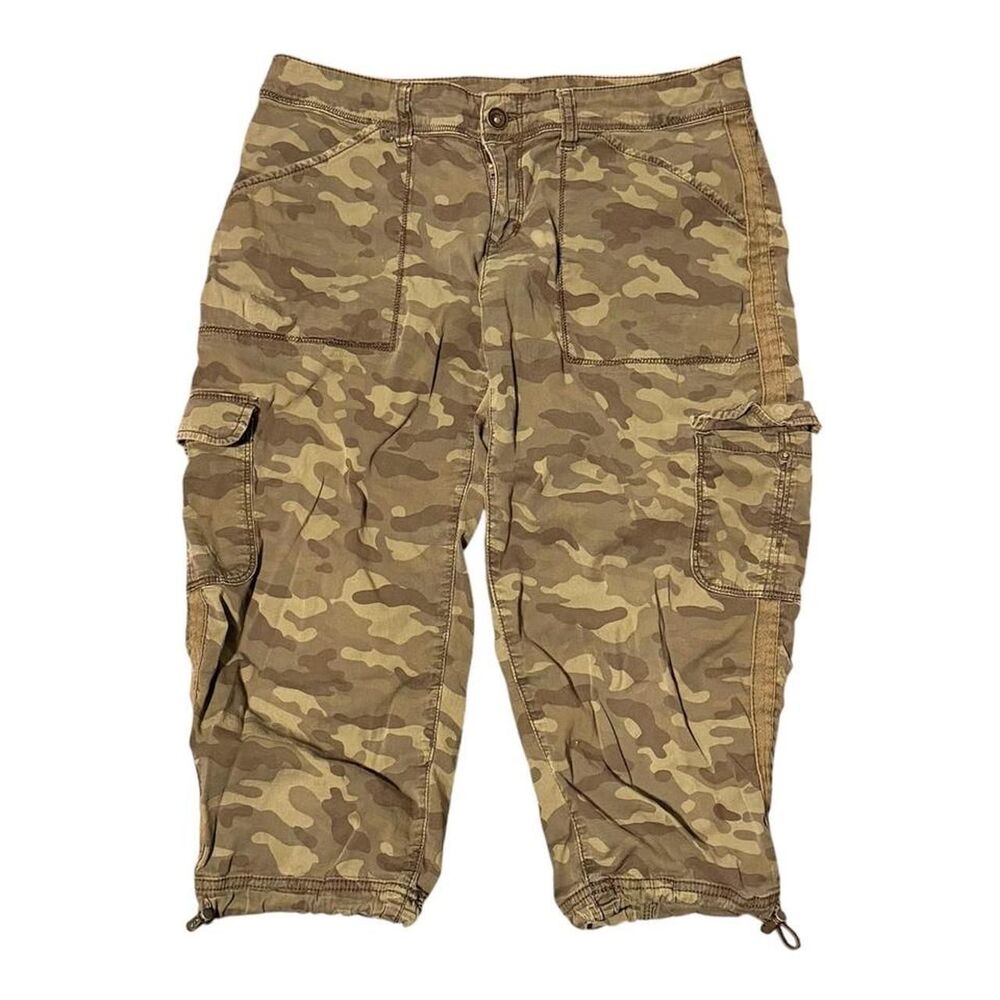 Time-and-tru Women's Khaki and Brown Trousers